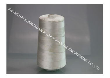 E - Fiberglass Teflon Sewing Thread Untuk Jahitan Kantong Debu Industri Suhu Tinggi