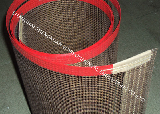 Belt Conveyor Mesh PTFE Anti - Statis Ukuran 4mm * 4mm Dengan Ketahanan Aus Yang Kuat