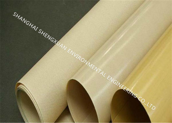 Teflon Conveyor Belt Rendah Gesekan Pelepasan Yang Sangat Baik Sebagai Sabuk Sekering / Sealing