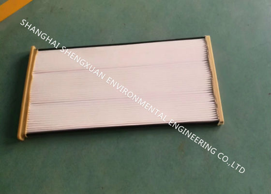 1000mm Tinggi Filter Cartridge Polyester lipit dengan topi anti karat dan bingkai logam
