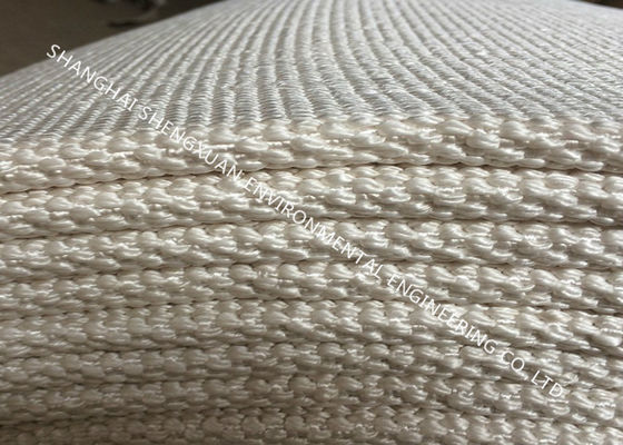 4mm Tebal Polyester Air Slide Fabric Resistance Abrasi Untuk Pabrik Semen
